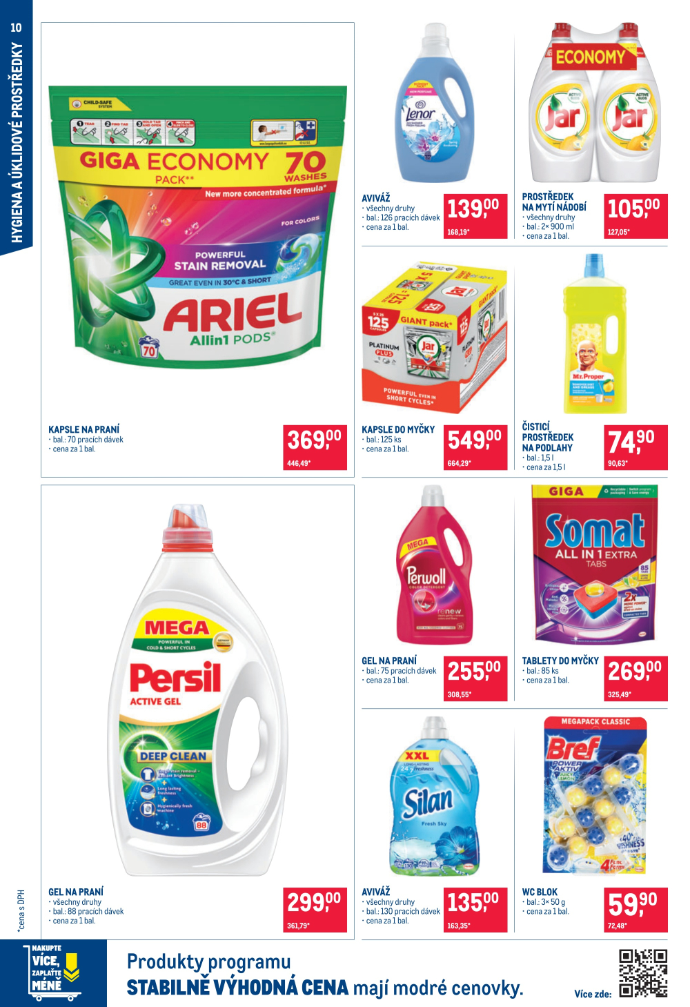 Leták Makro leták - Spotřební zboží, úklid, kosmetika - strana 10