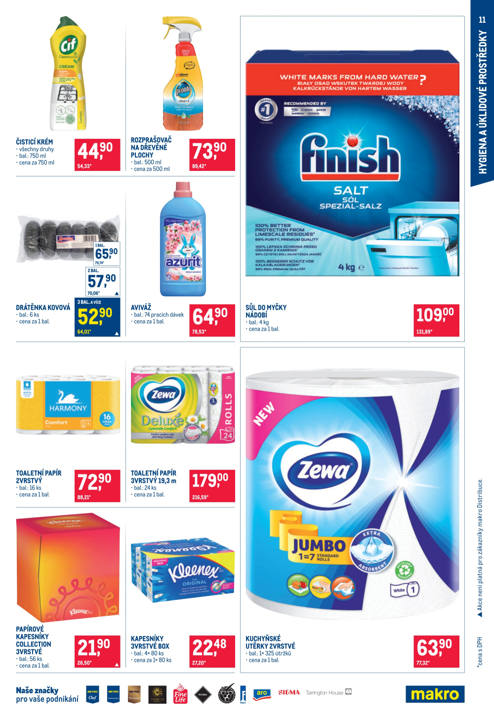 Leták Makro leták - Spotřební zboží, úklid, kosmetika - strana 11