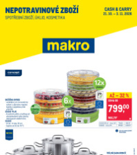 Makro leták - Spotřební zboží, úklid, kosmetika