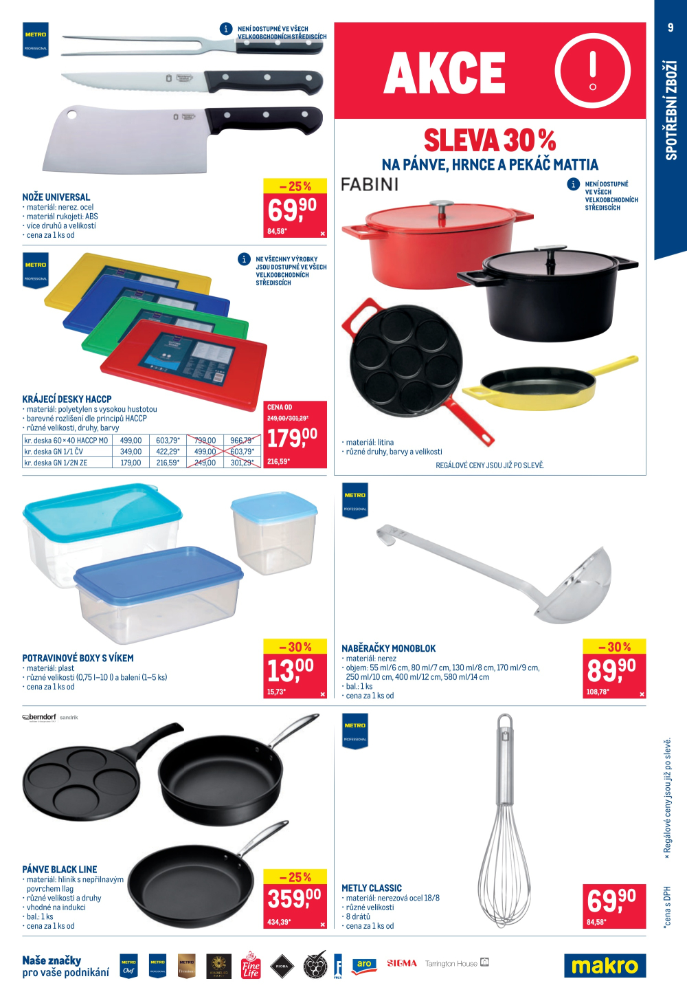 Leták Makro leták - Spotřební zboží, úklid, kosmetika - strana 9