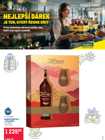 Makro leták - Dárkové balíčky