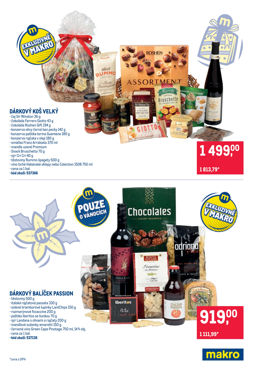 Leták Makro leták - Vánoční balíčky - strana 2