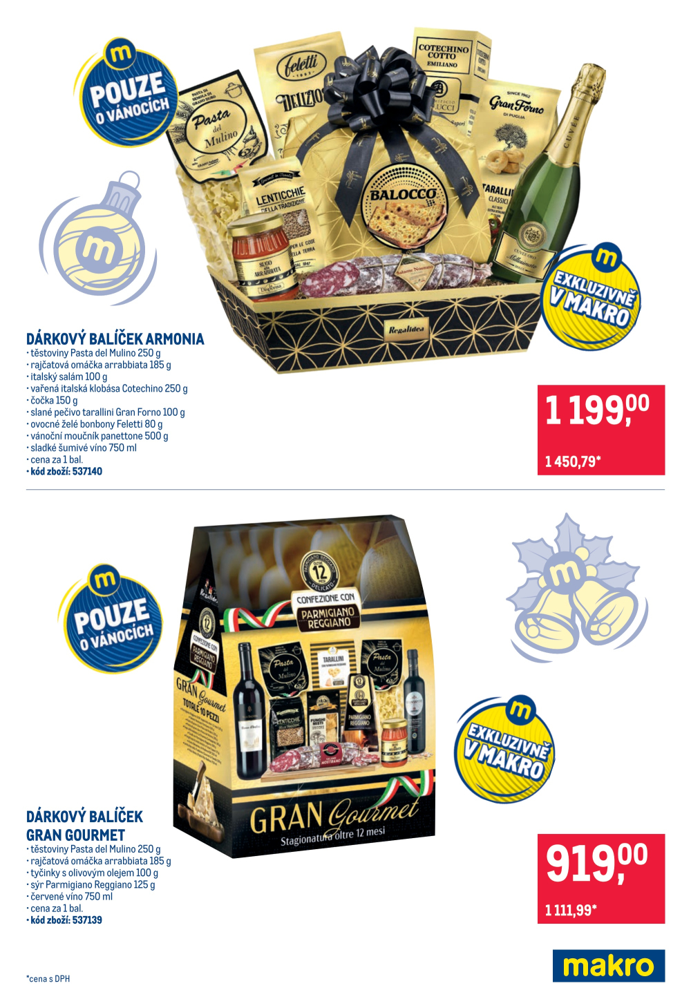 Leták Makro leták - Vánoční balíčky - strana 3