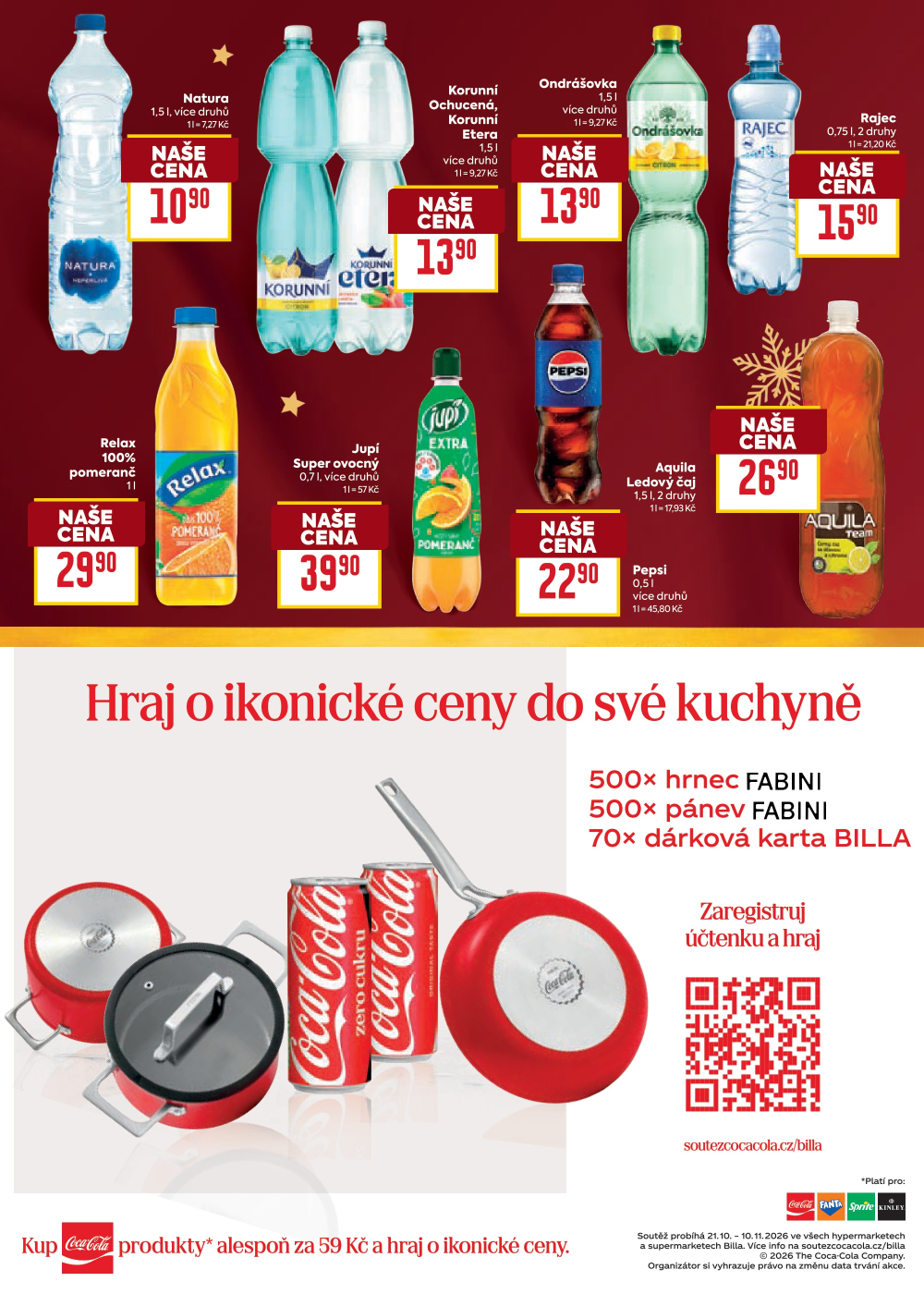 Leták BILLA  leták - Vstříc Vánocům s nákupy, co potěší - strana 18