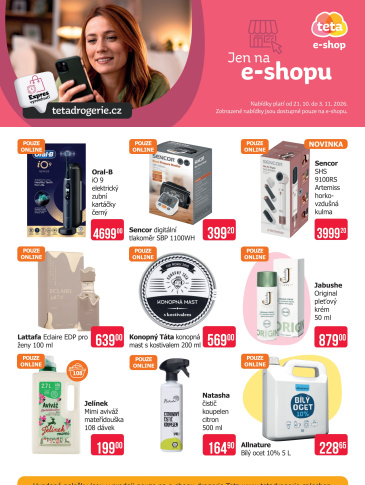 Teta drogerie - Speciální nabídka e-shop