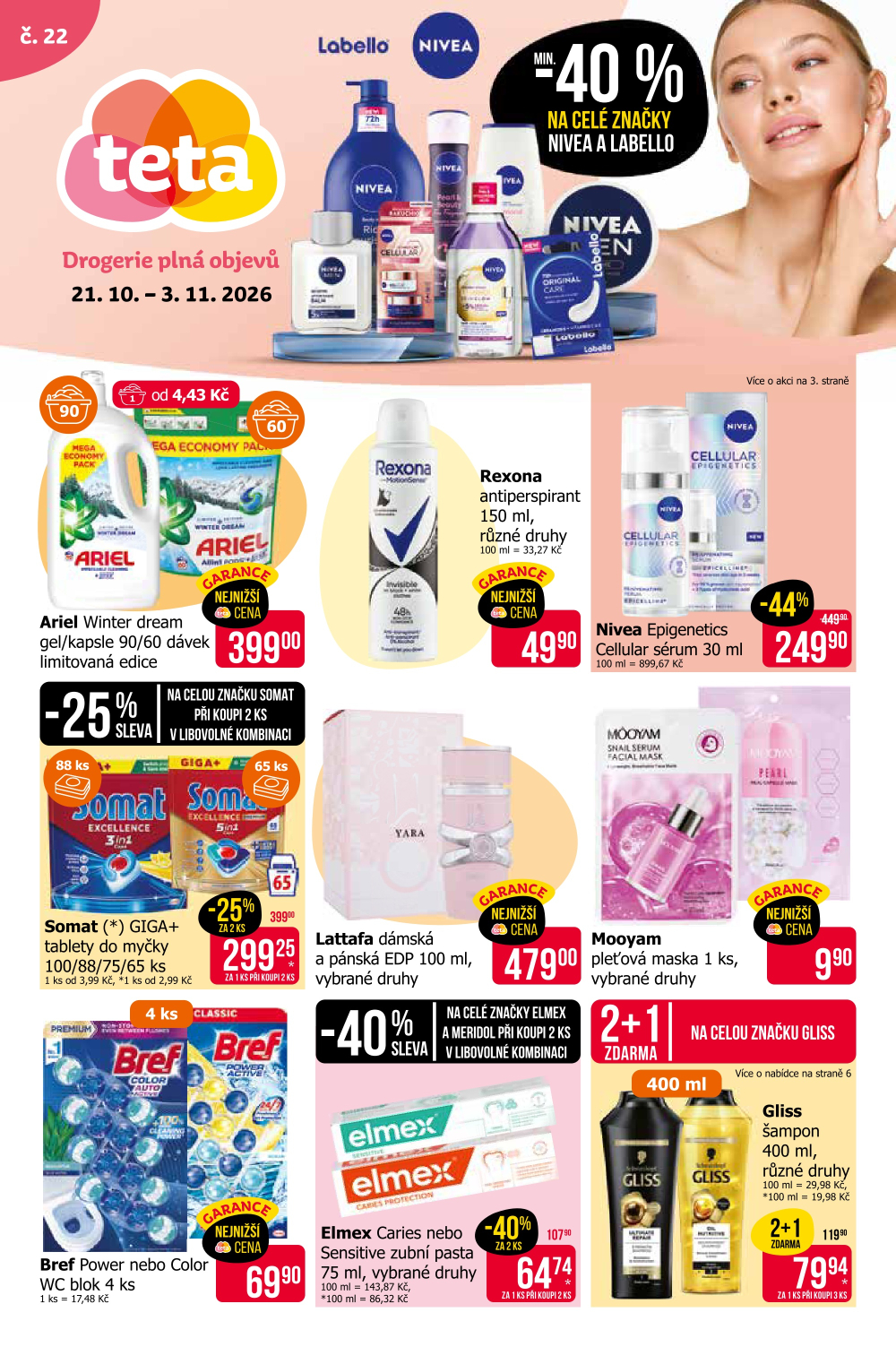 Leták Teta drogerie leták - strana 1