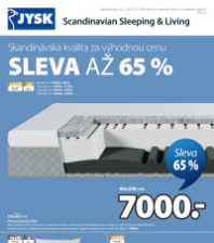 Jysk leták - Sleva až 60 %