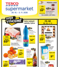 Tesco supermarket leták
