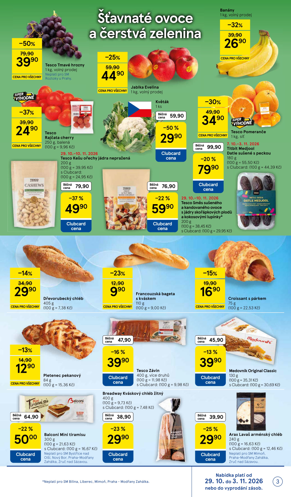 Leták Tesco supermarket leták - strana 3