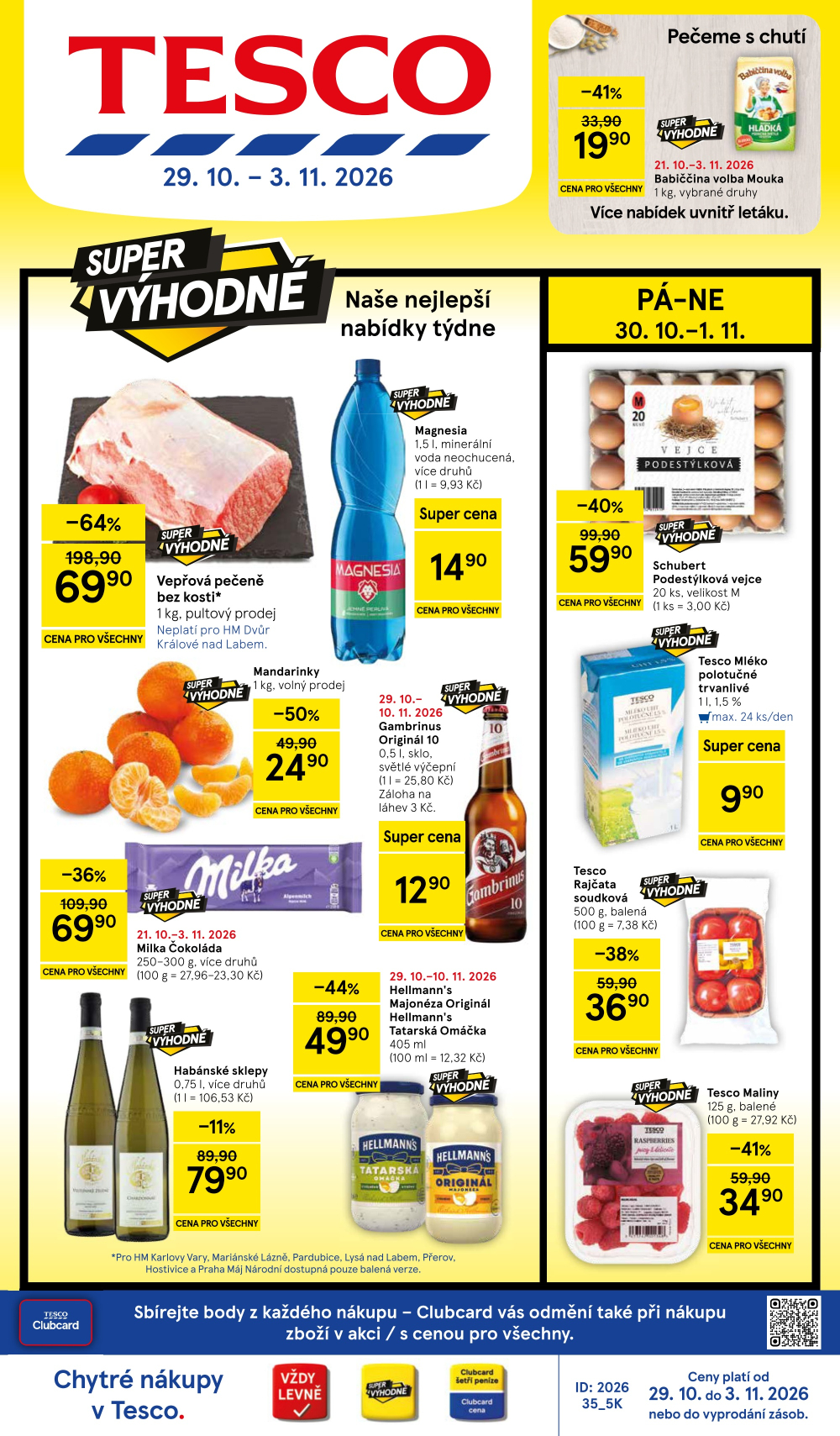 Leták Tesco hypermarket leták - strana 1