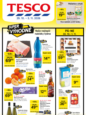 Tesco hypermarket leták