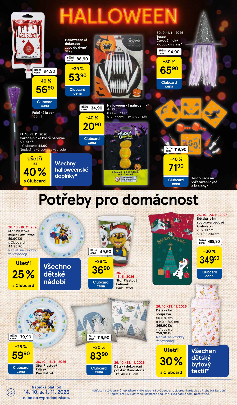 Leták Tesco hypermarket leták - strana 30