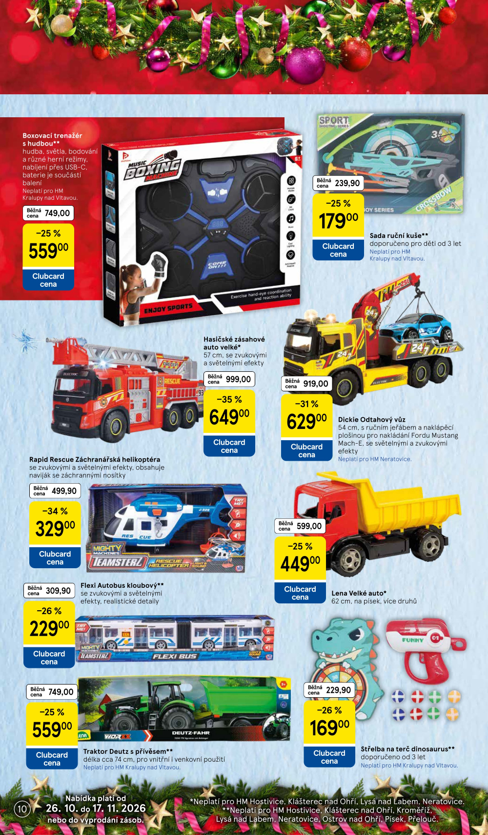 Leták Tesco leták - Vánoční katalog hraček - strana 10