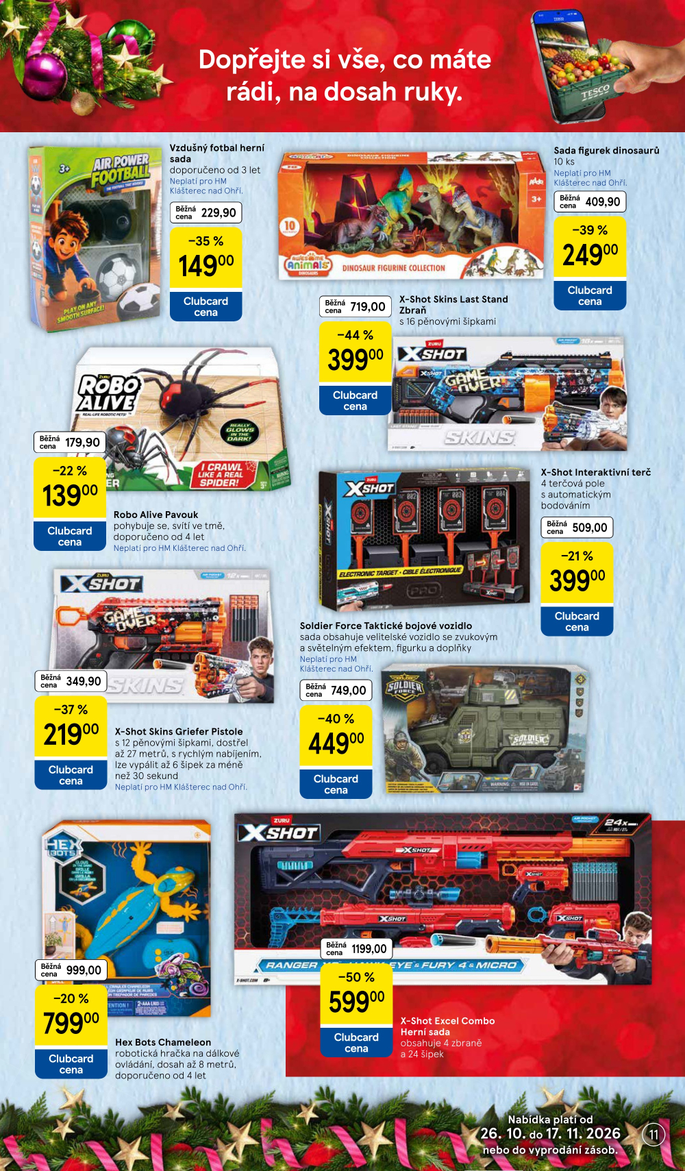 Leták Tesco leták - Vánoční katalog hraček - strana 11