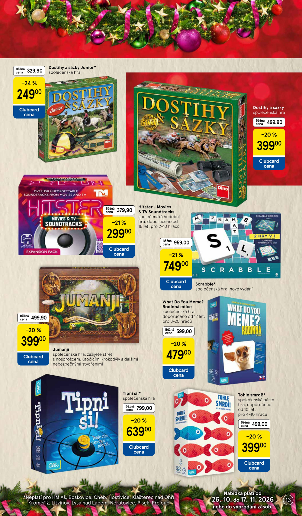 Leták Tesco leták - Vánoční katalog hraček - strana 13