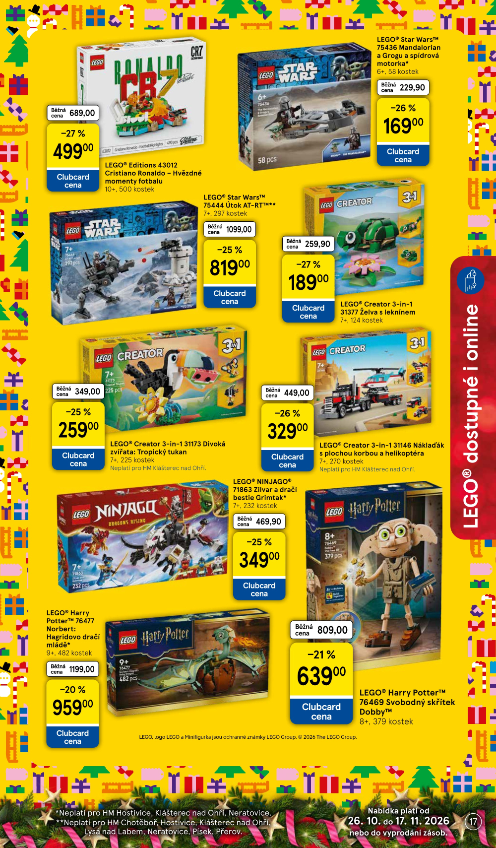 Leták Tesco leták - Vánoční katalog hraček - strana 17
