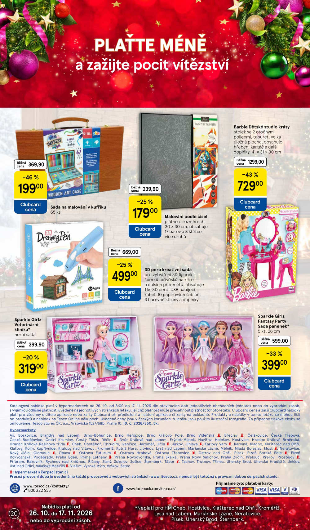 Leták Tesco leták - Vánoční katalog hraček - strana 20