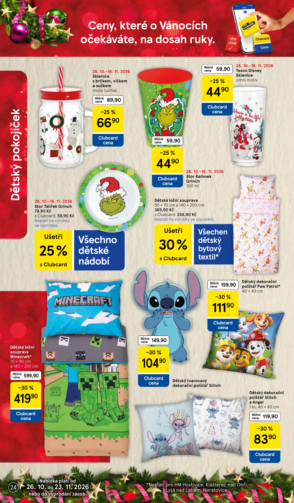 Leták Tesco leták - Vánoční katalog hraček - strana 24