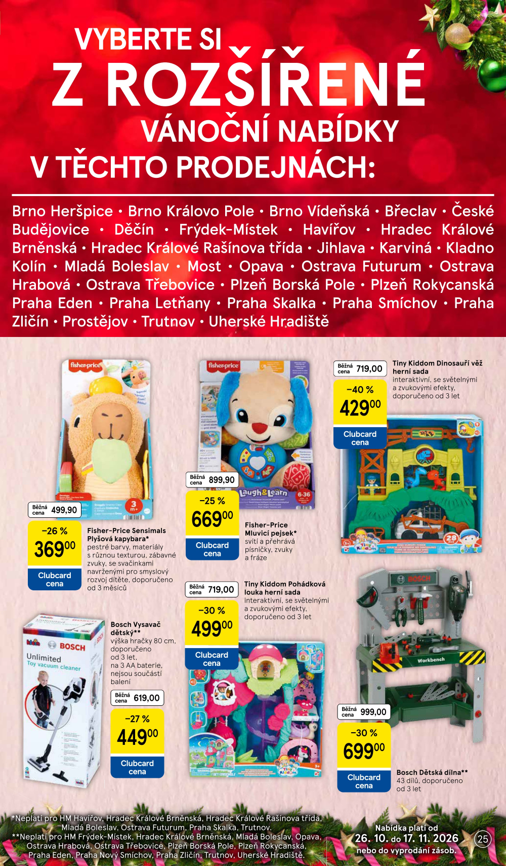 Leták Tesco leták - Vánoční katalog hraček - strana 25