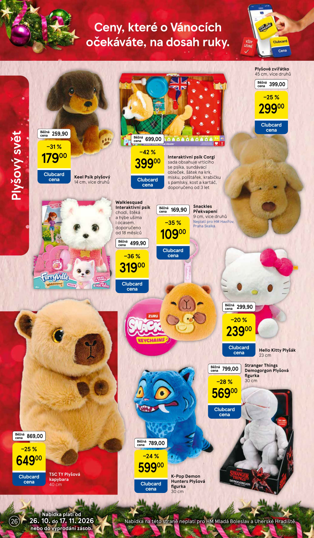 Leták Tesco leták - Vánoční katalog hraček - strana 26