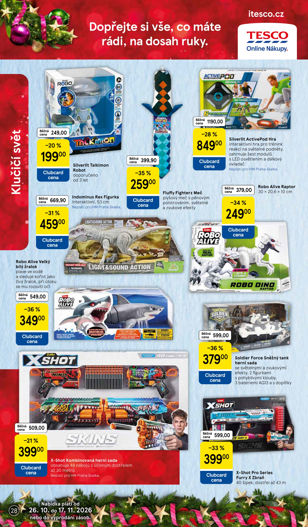 Leták Tesco leták - Vánoční katalog hraček - strana 28