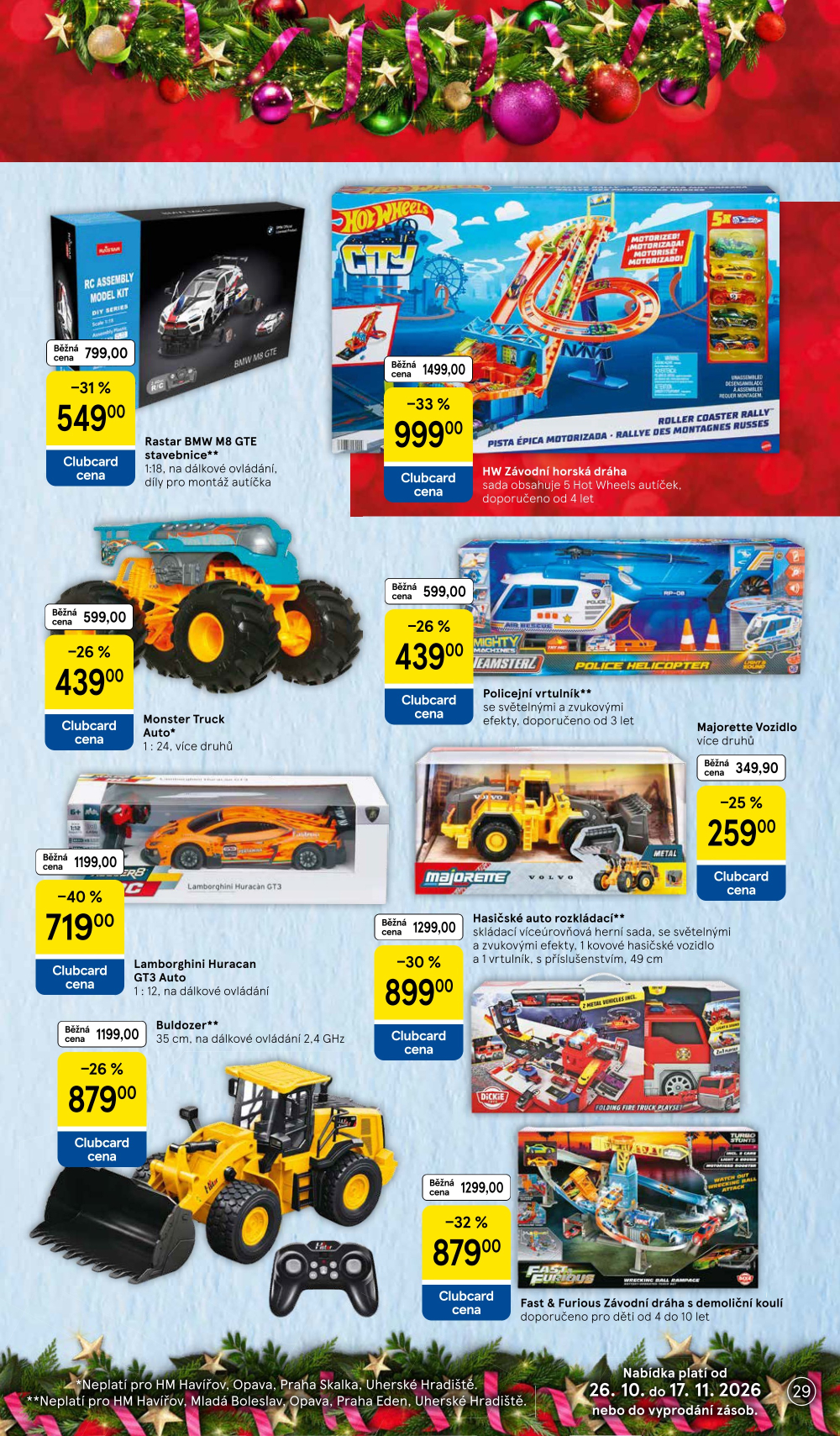 Leták Tesco leták - Vánoční katalog hraček - strana 29