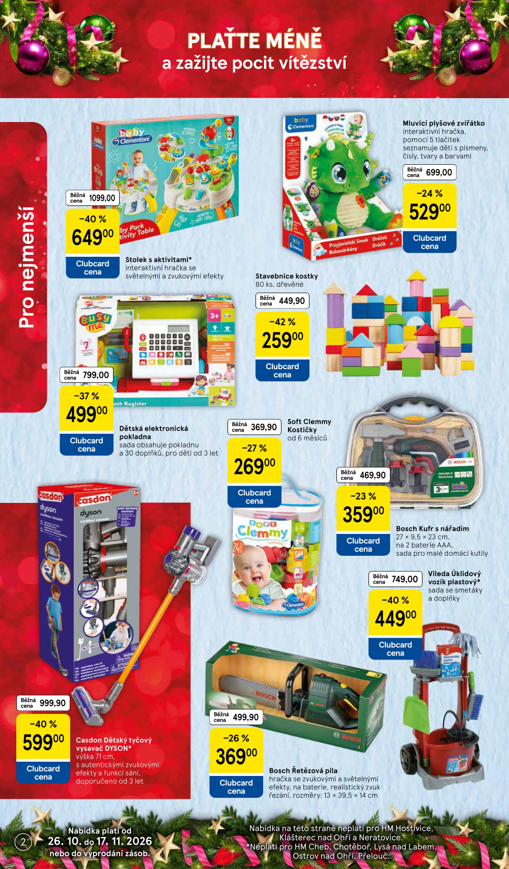 Leták Tesco leták - Vánoční katalog hraček - strana 2