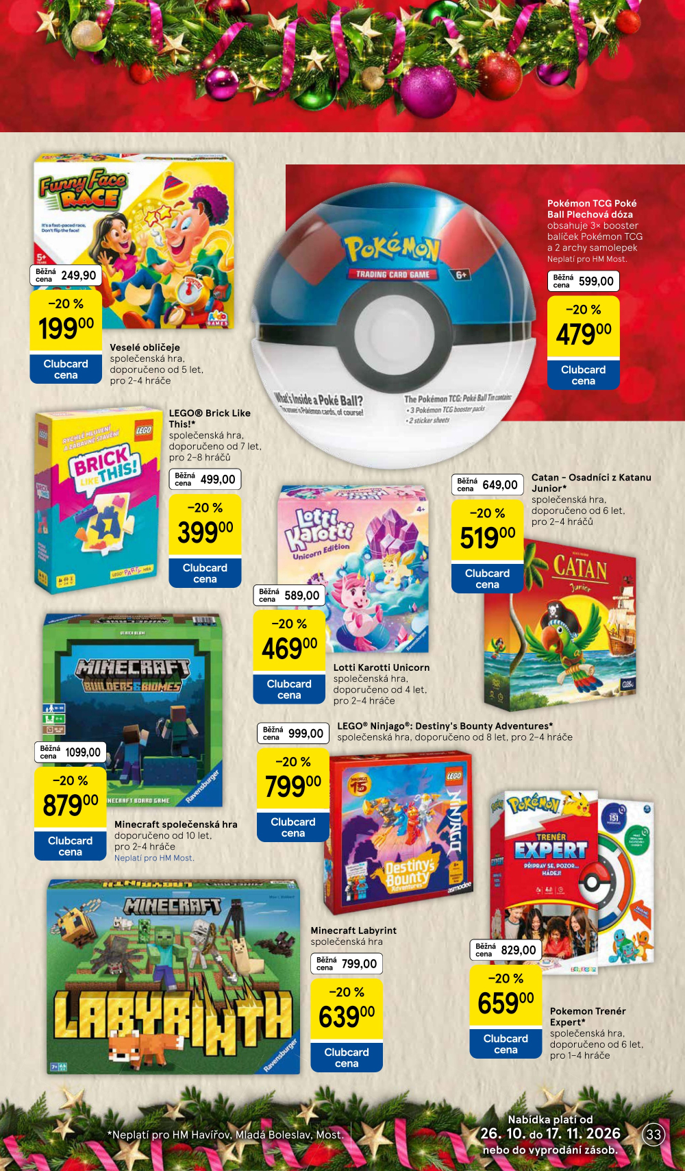 Leták Tesco leták - Vánoční katalog hraček - strana 33