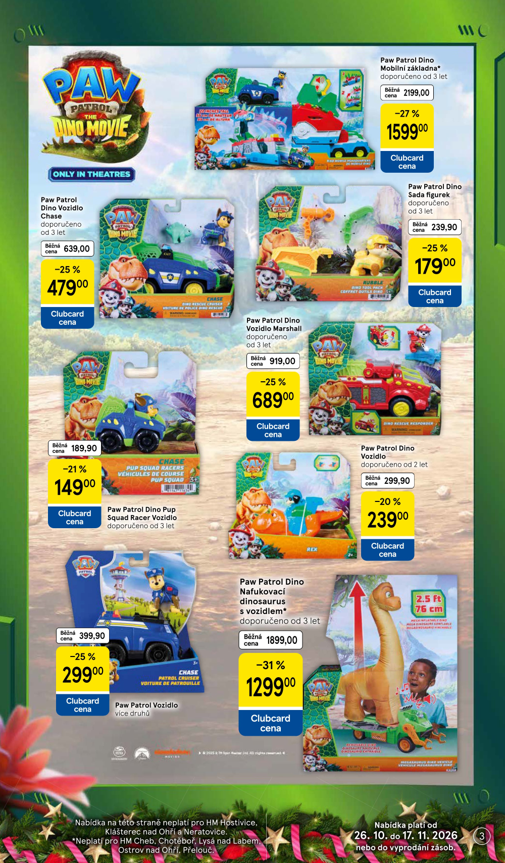 Leták Tesco leták - Vánoční katalog hraček - strana 3