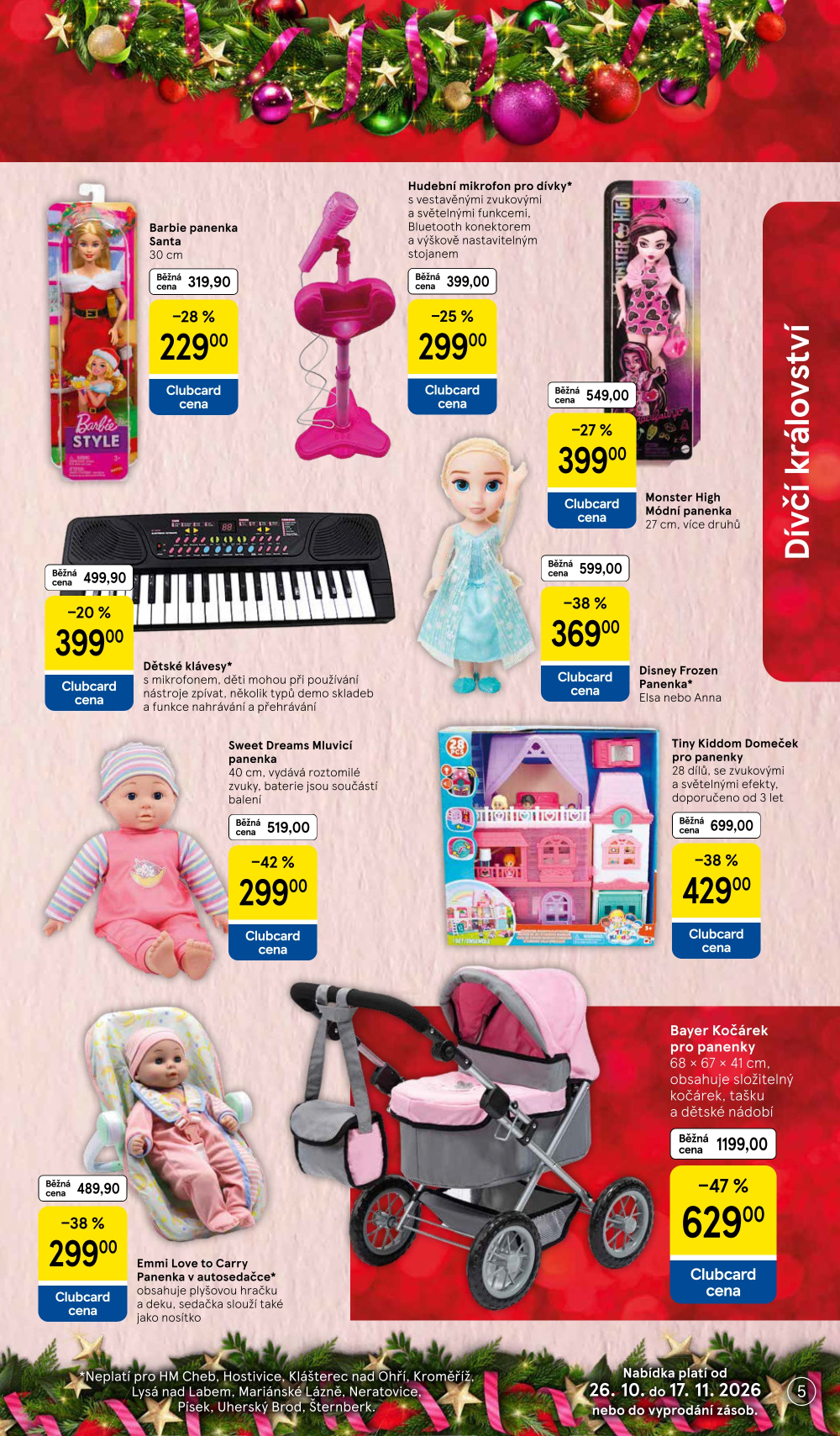 Leták Tesco leták - Vánoční katalog hraček - strana 5