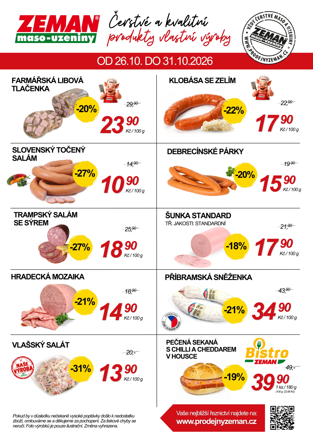 Leták ZEMAN maso - uzeniny leták - strana 2