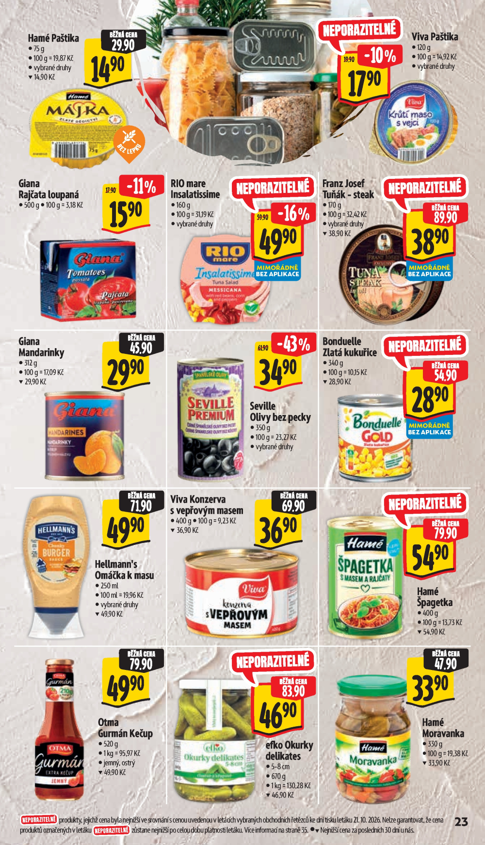 Leták Albert Hypermarket leták - strana 31