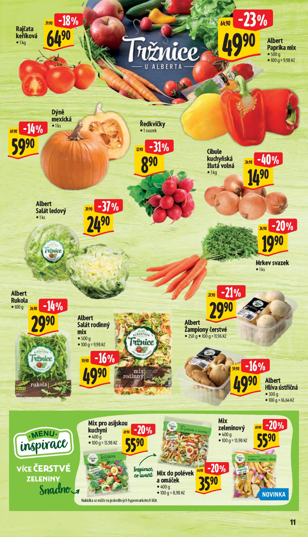 Leták Albert Hypermarket leták - Jablonec nad Nisou, OC Rýnovka - strana 23