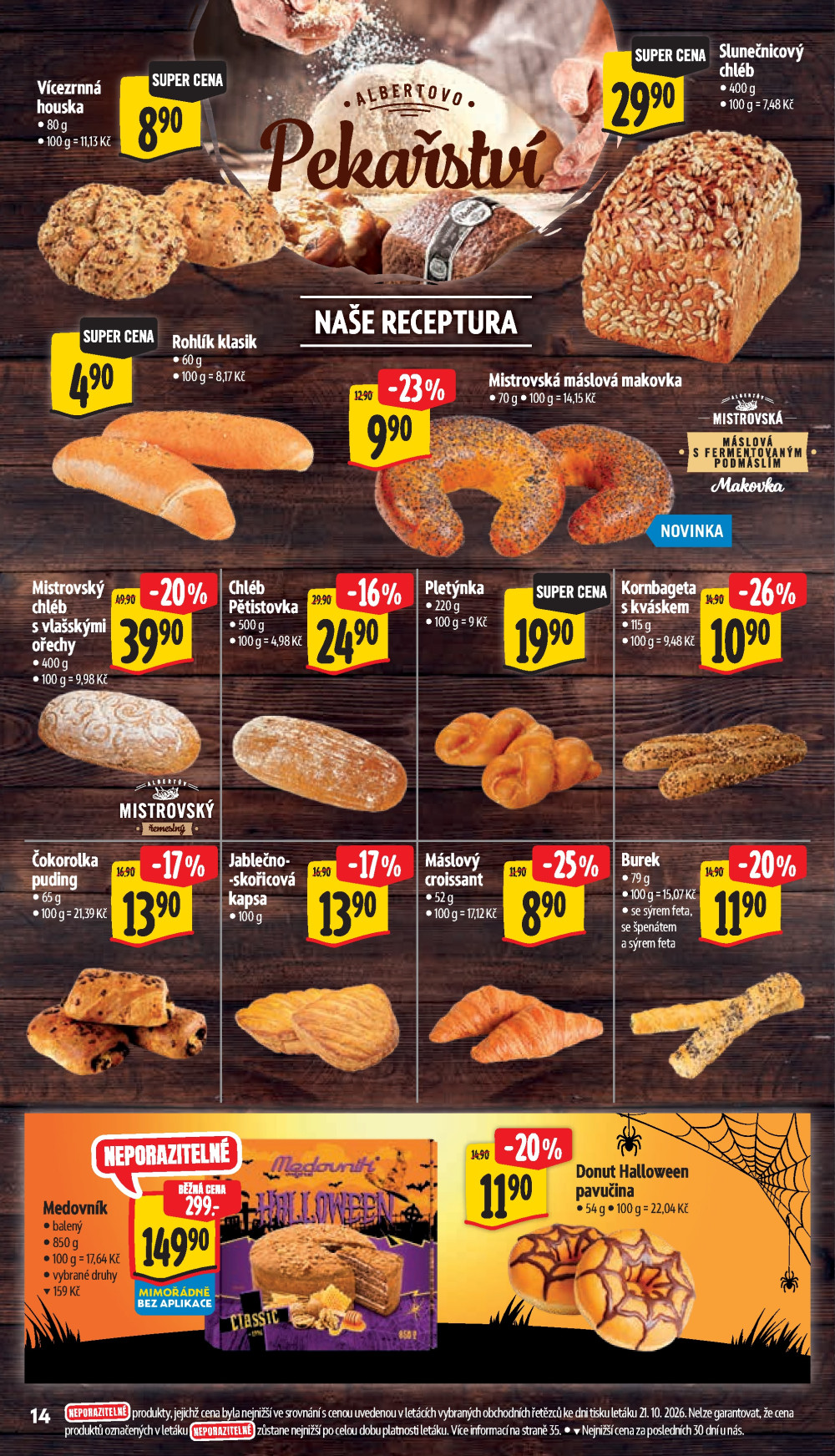 Leták Albert Hypermarket leták - Jablonec nad Nisou, OC Rýnovka - strana 26