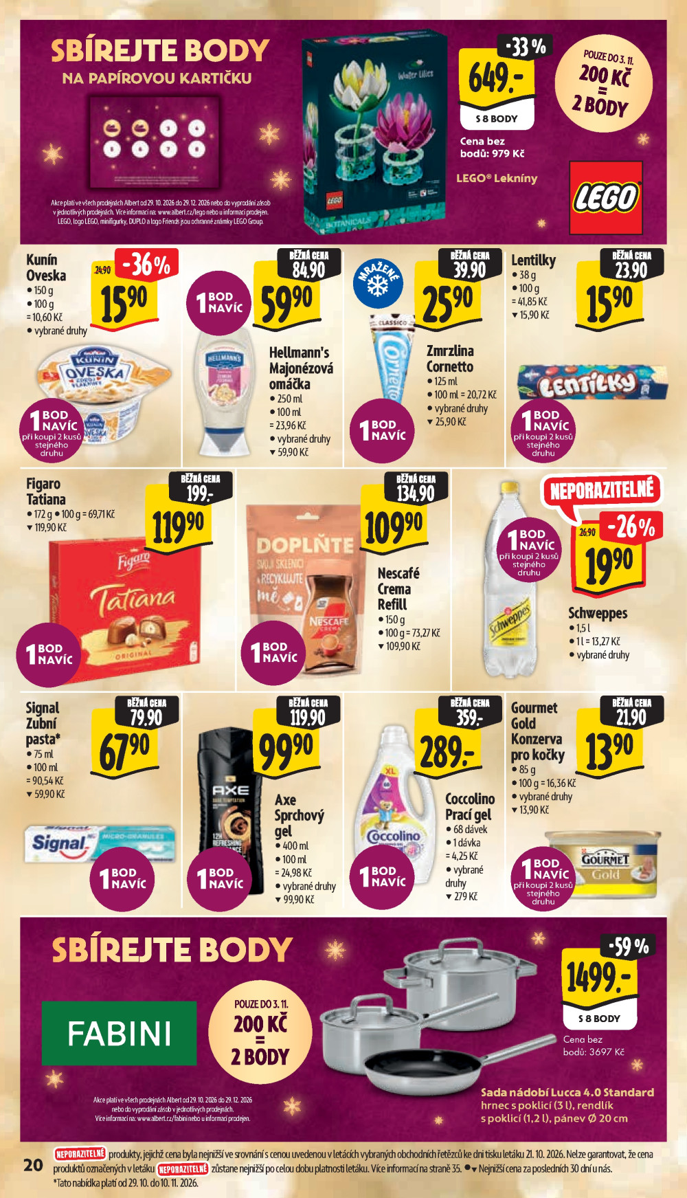 Leták Albert Hypermarket leták - Jablonec nad Nisou, OC Rýnovka - strana 32