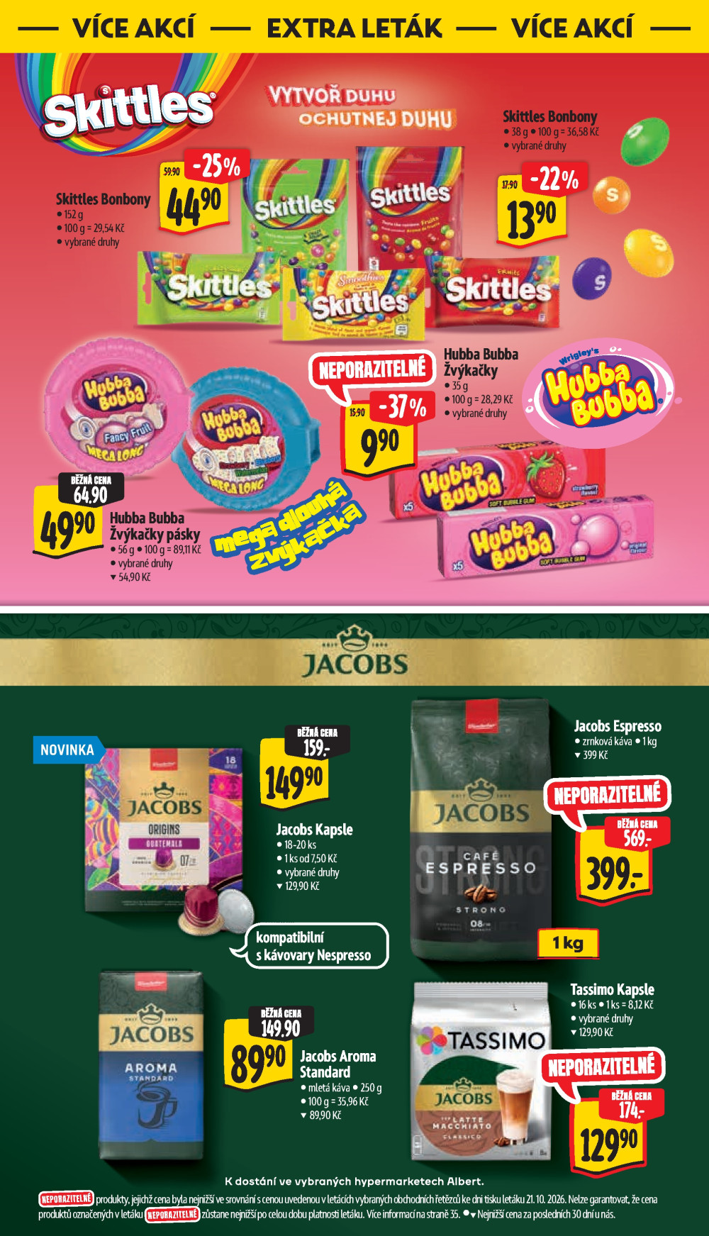 Leták Albert Hypermarket leták - Jablonec nad Nisou, OC Rýnovka - strana 56