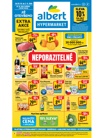 Albert Hypermarket leták - Jablonec nad Nisou, OC Rýnovka