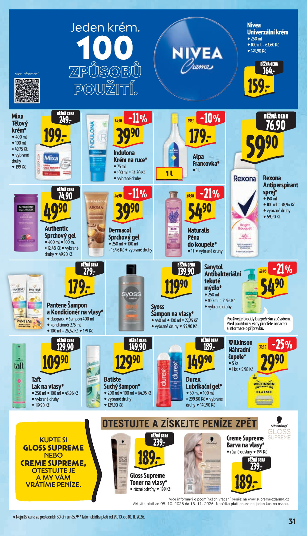 Leták Albert Hypermarket leták - Znojmo, Brněnská - strana 43