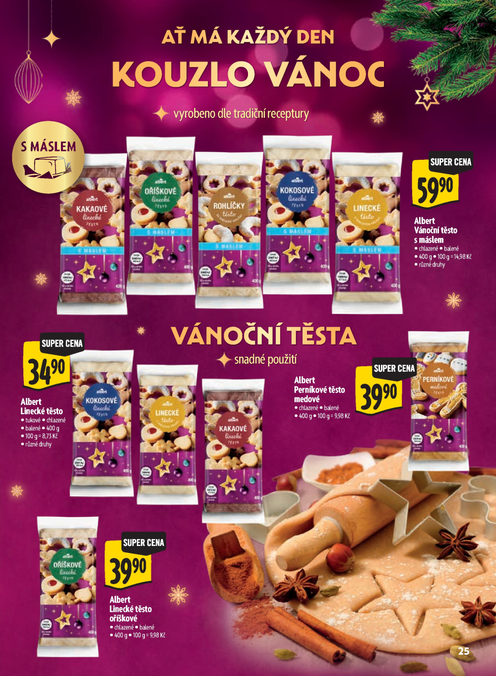 Leták Albert Supermarket - Kouzlo Vánoc - strana 25