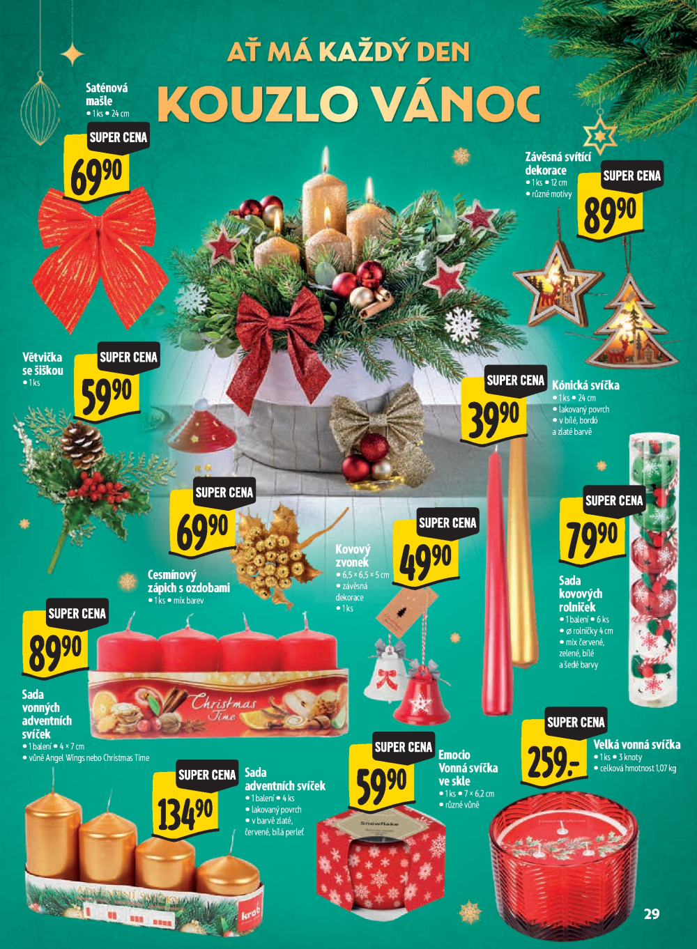 Leták Albert Supermarket - Kouzlo Vánoc - strana 29