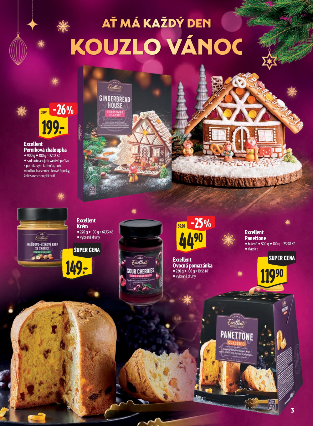 Leták Albert Supermarket - Kouzlo Vánoc - strana 3