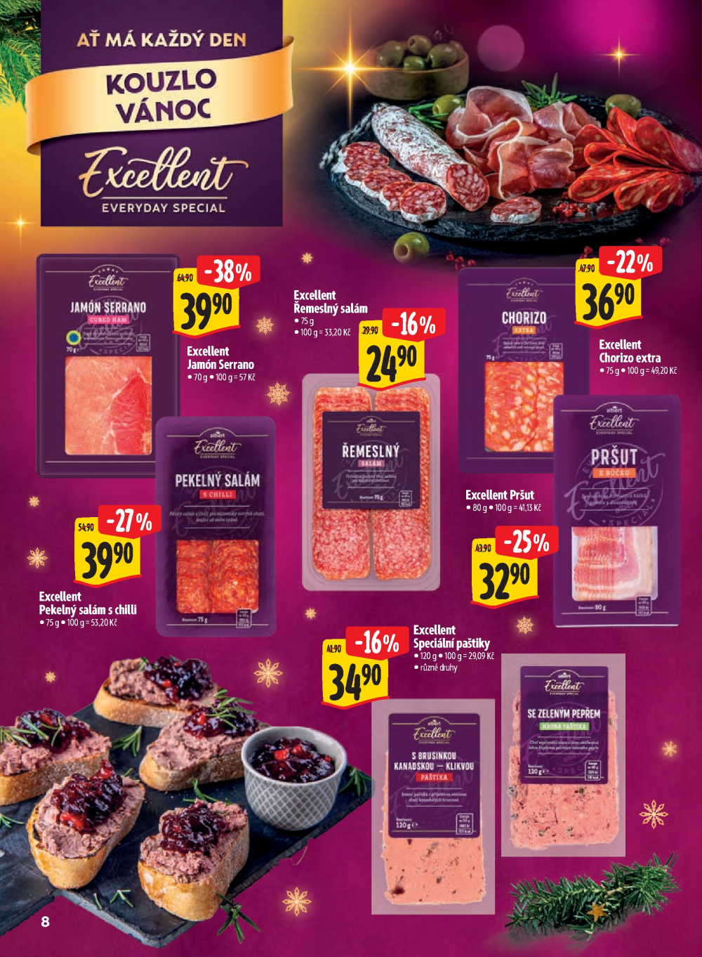 Leták Albert Supermarket - Kouzlo Vánoc - strana 8
