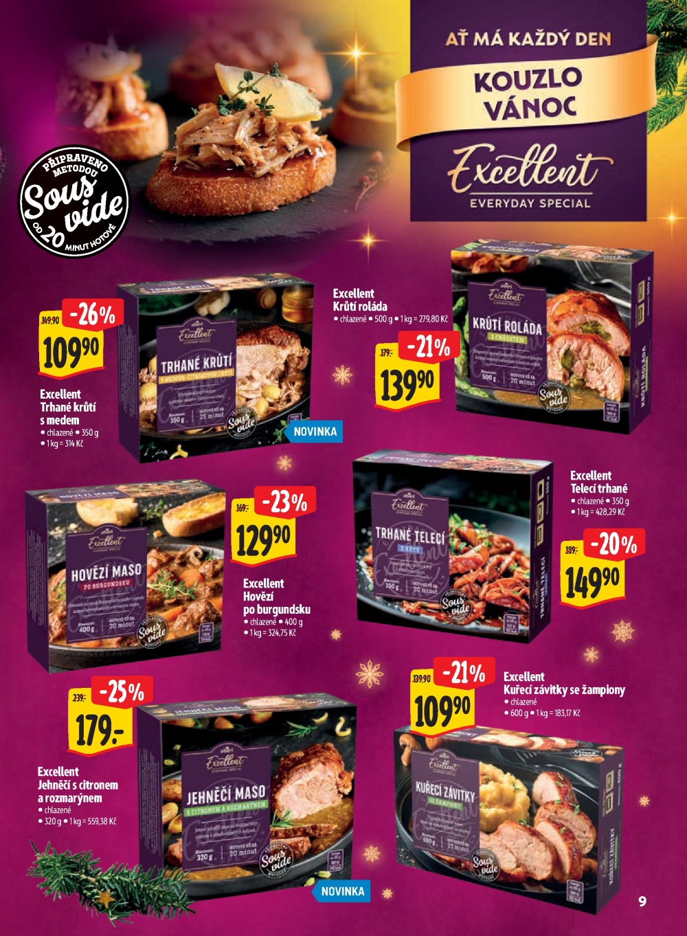 Leták Albert Supermarket - Kouzlo Vánoc - strana 9