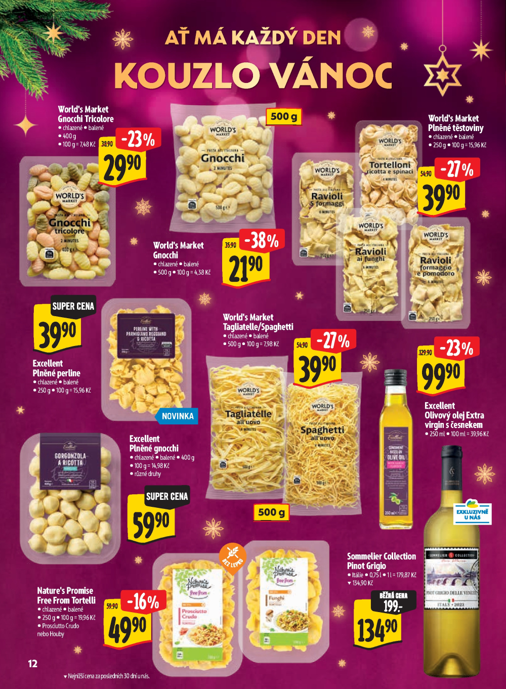 Leták Albert Hypermarket - Kouzlo Vánoc - strana 12