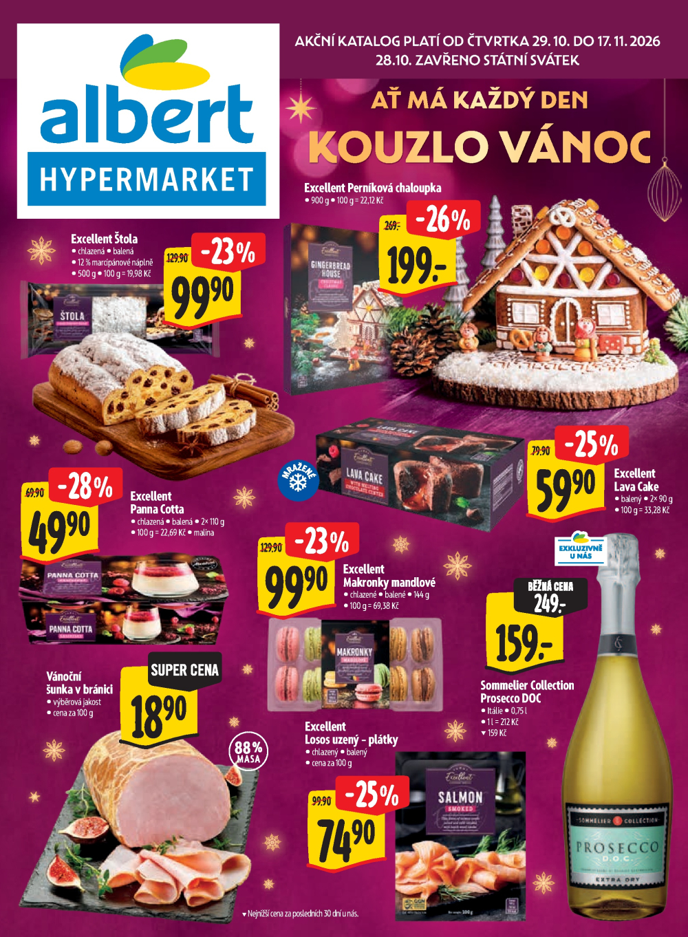 Leták Albert Hypermarket - Kouzlo Vánoc - strana 1