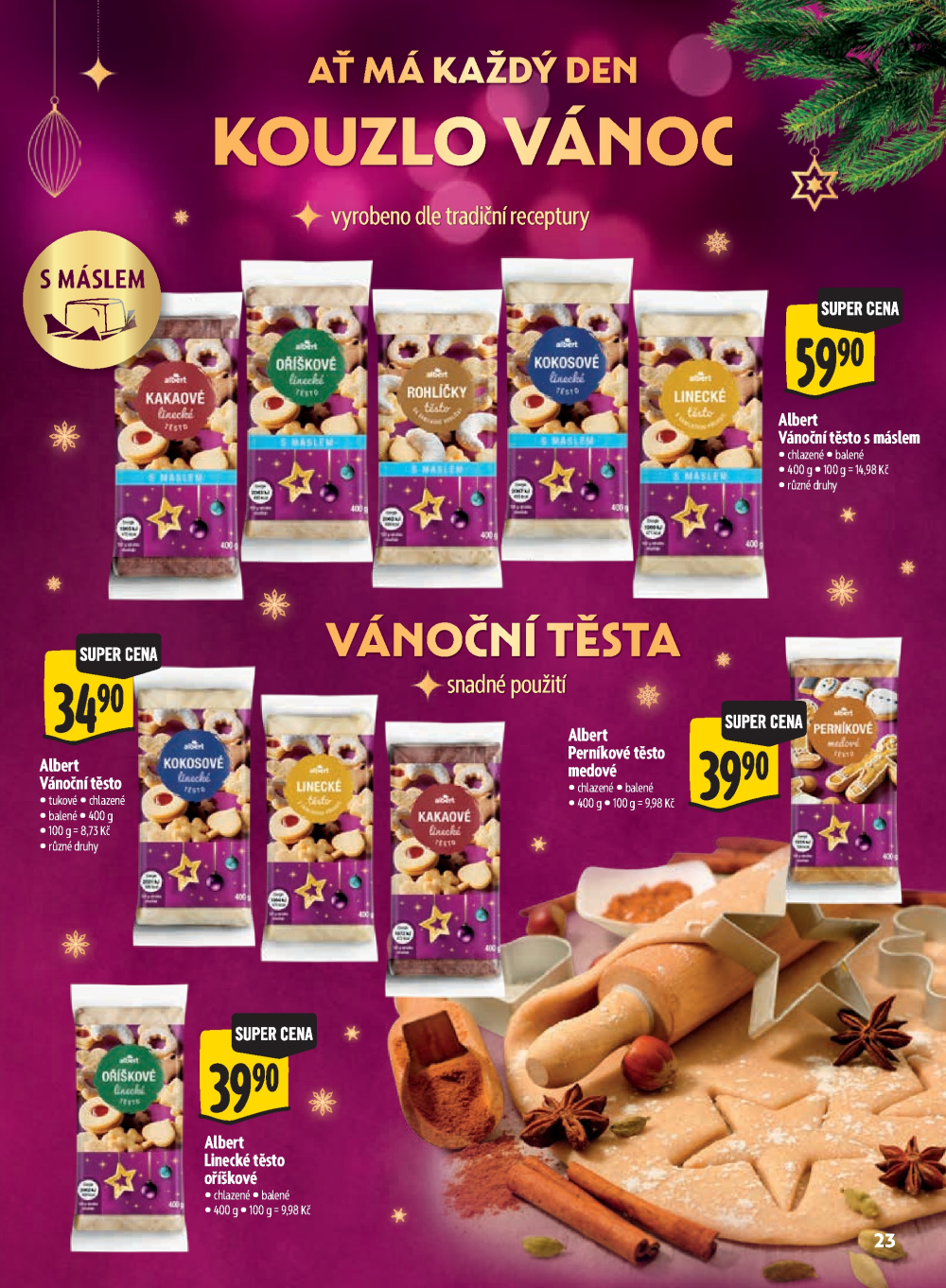Leták Albert Hypermarket - Kouzlo Vánoc - strana 23