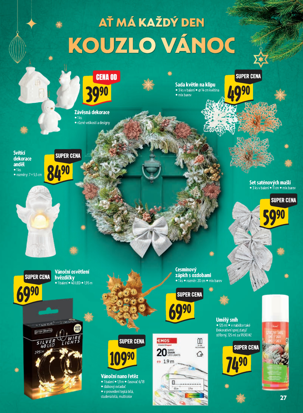 Leták Albert Hypermarket - Kouzlo Vánoc - strana 27