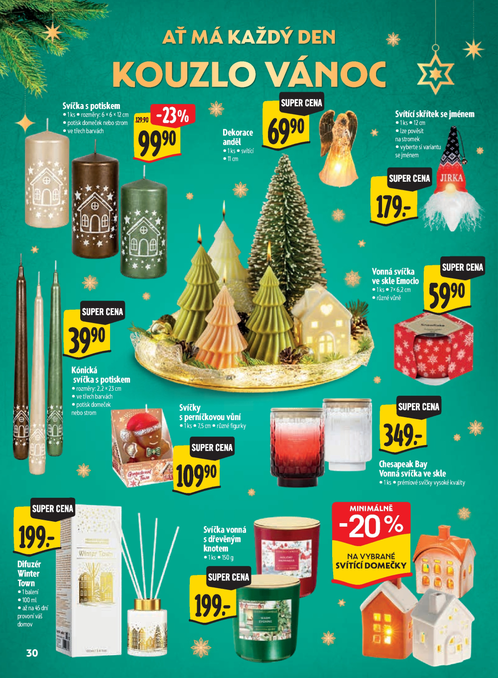Leták Albert Hypermarket - Kouzlo Vánoc - strana 30