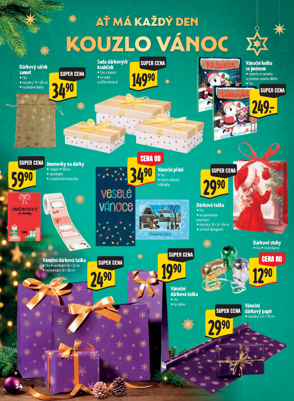 Leták Albert Hypermarket - Kouzlo Vánoc - strana 34