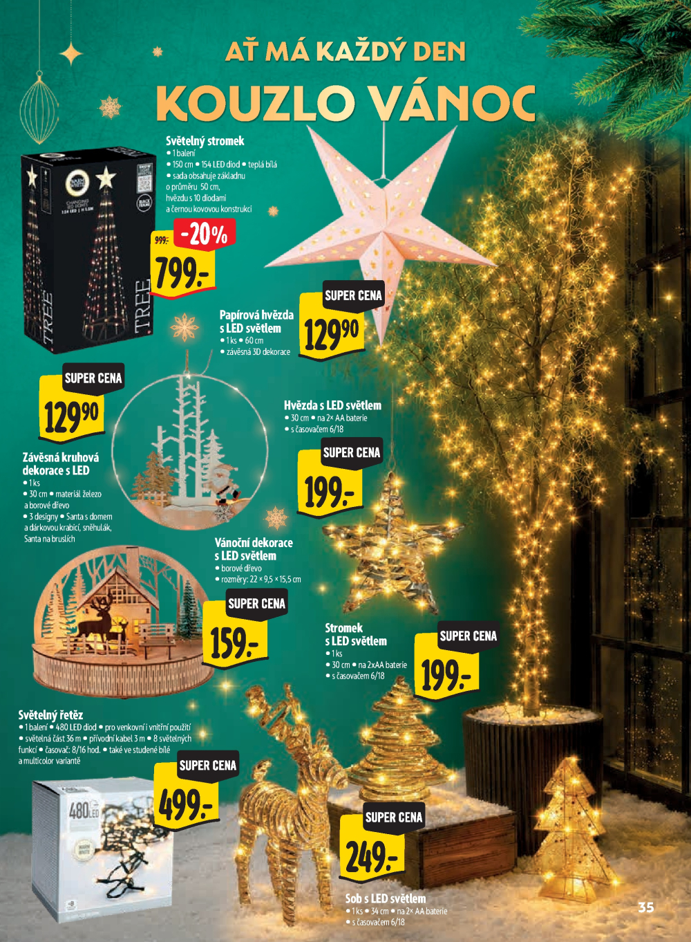 Leták Albert Hypermarket - Kouzlo Vánoc - strana 35